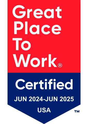 We are a Certified Great Place to Work